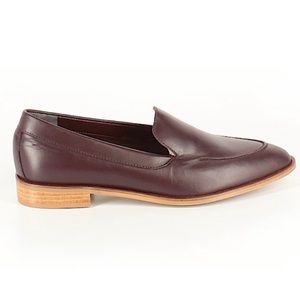 Everlane maroon/burgundy leather loafers